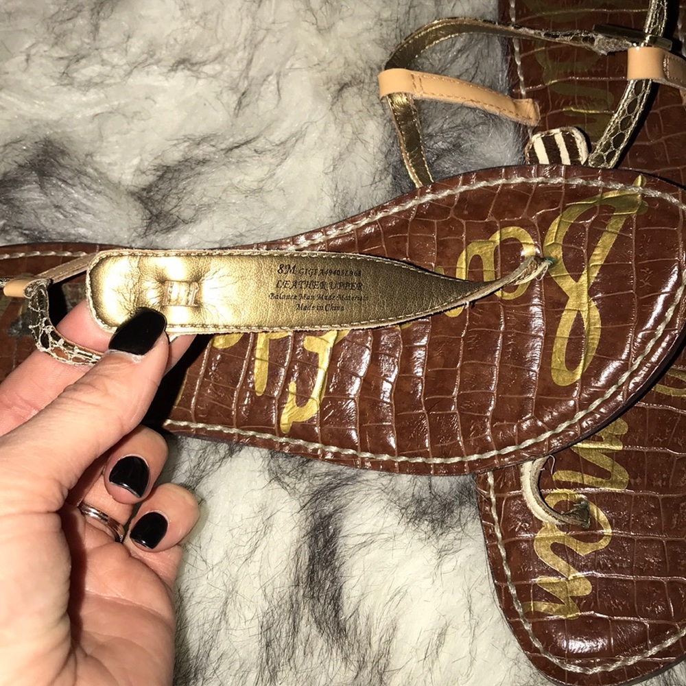 Sam Edelman Gigi Sandal. Size 8. Zebra detailing. - Picture 2 of 4